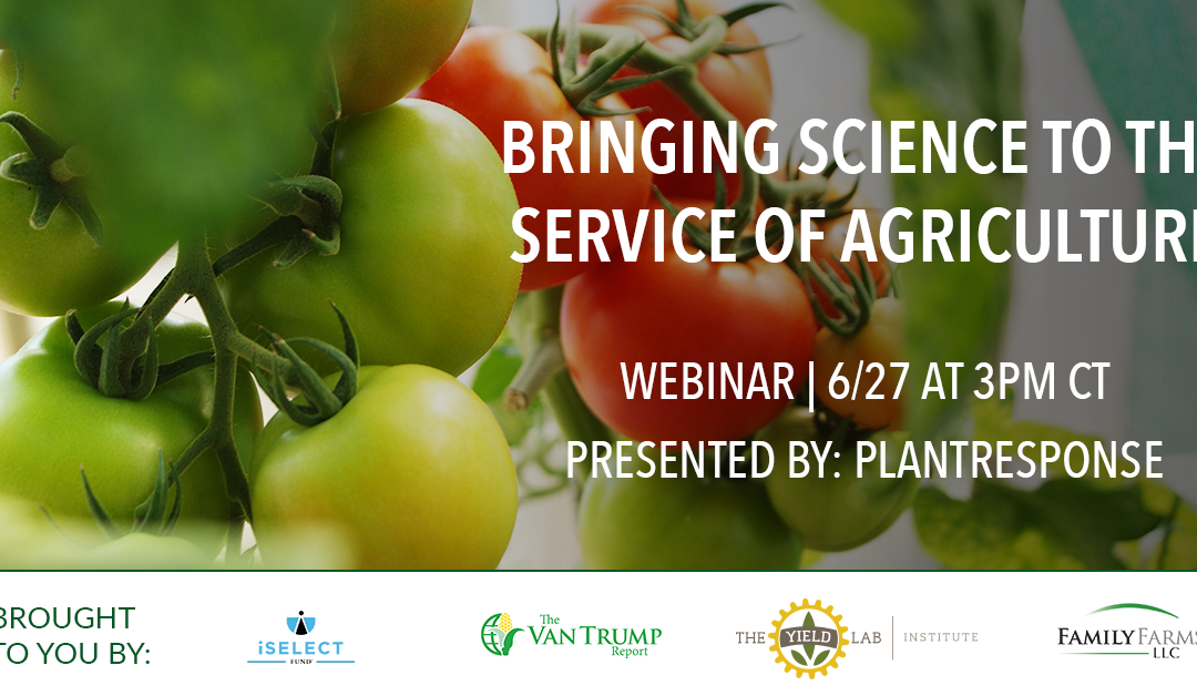 PlantResponse: Bringing Science to the Service of Agriculture